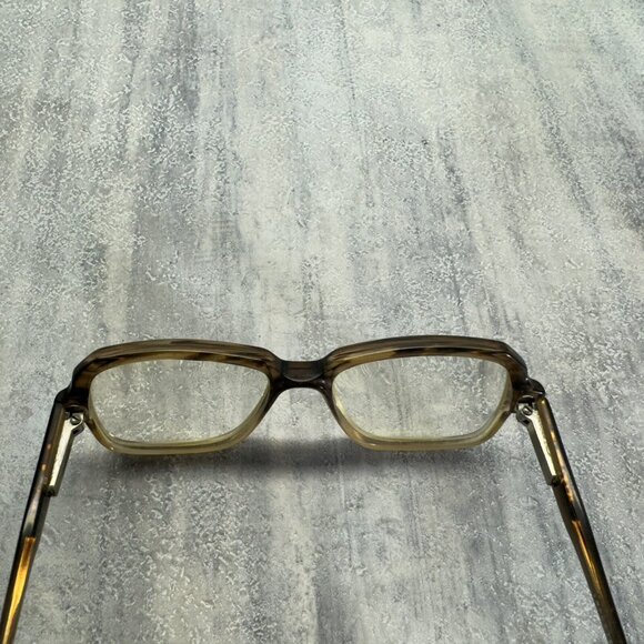 Blake Janet Design Eyeglasses Frames Only TAN Brown Crystal Full Rim Small - Picture 5 of 13
